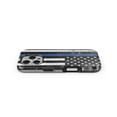 thumbnail image 4 of DesignSkinz Scratch-Resistant Hard Slim Case Compatible with iPhone 13 Pro (Compatible with MagSafe) - Distressed Wood Patriotic American Flag with Thin Blue Line, 4 of 9