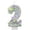 B, variant on Digital Birthday Candle for Party Celebrations, Fashion Cartoon Number 5 Shape Cake Decor, Creative Style for Special Events and Memorable Anniversaries