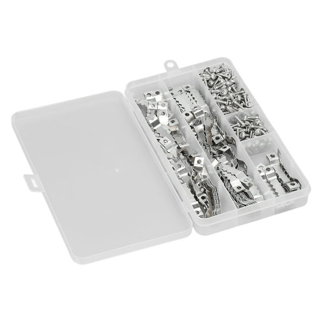 Sawtooth Hanger, Easy Storage Widely Usage Sawtooth Hanger Set With Case For Painting