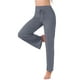 thumbnail image 1 of Pantalones de pijama de mujer INSPIRE CHIC, de pierna ancha, con cordón, pantalones de sudadera elásticos, pantalones de lounge Palazzo, pantalones de yoga para dormir, L Gris oscuro, 1 of 6