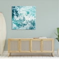 thumbnail image 2 of Stupell Industries Beach House Text Foamy Ocean Waves Aerial View Canvas Wall Art, 36 x 36, Design by Daniel Sproul, 2 of 7