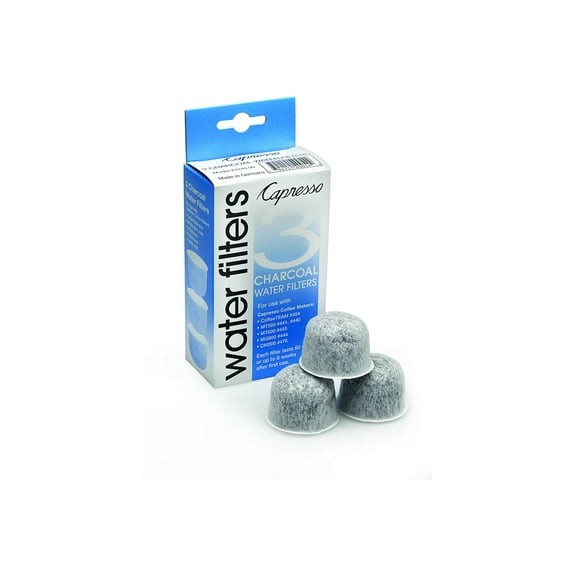 Capresso 3 Pack Charcoal Water Filters for 437,440,441,453