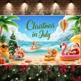 thumbnail image 6 of Colorful Design Christmas Beach Holiday Celebration Banner for Summer Party Family Gathering Event, 6 of 9