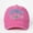 Hot Pink, variant on Mens Hats Unisex Baseball Letter Retro Embroidered Adjustable Sun Outdoor Casual Distressed Mens Caps Hot Pink One Size