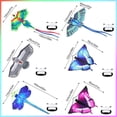 thumbnail image 2 of Kite Leitee grande para niños y adultos con diseño de mariposas, paquete de 6, 2 of 6