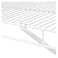 thumbnail image 4 of Wire Shelf Kit 3 ft - Set of 2, Wall Mounted Shelves, Heavy Duty Carbon Steel Closet Storage, Hanging Shelf for Closet, Bedroom, Laundry Room, Office, 4 of 9