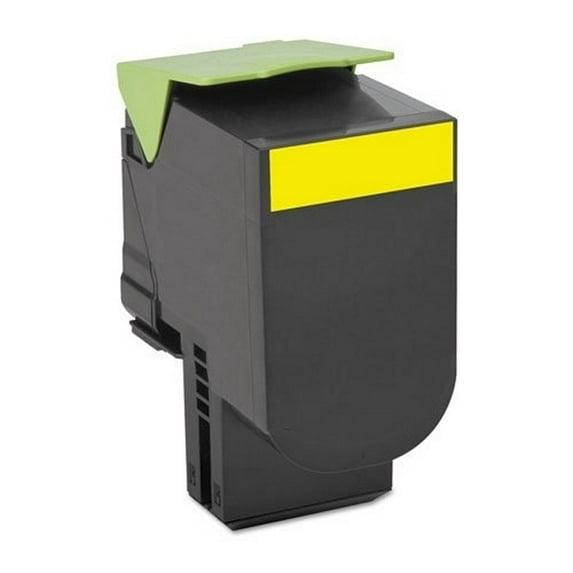 PrinterDash Compatible Replacement for CS-720DE/CS-720DTE/CS-725DE/CS-725DTE/CX-725DE/CS-725DHE/CS-725DTHE Yellow High Yield Toner Cartridge (7500 Page Yield) (74C00YG)