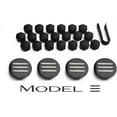 thumbnail image 1 of Kit de Bouchons de Roue Aero pour Tesla Modèle 3 - Ensemble Complet (4 Bouchons Centraux et 20 Couvercles d'Écrous) (Classique), 1 of 5