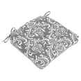 thumbnail image 3 of Handmade Cotton Chair Pads Cushions Seat Pad with Ties 16''x16'' for Dinning Kitchen Living Room Chairs Office Chair Bench Thick Reversible Damask Design U Shape (Set of 2), 3 of 3
