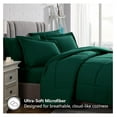 thumbnail image 2 of Ultra Soft Microfiber 2-Piece Comforter Set with Pillow Sham, Twin/Twin XL, Forest Green, 2 of 7