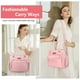 thumbnail image 5 of Bolsa de almuerzo MIYCOO con aislamiento aislante a prueba de fugas para mujer, rosa, 5 of 6