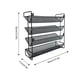 thumbnail image 3 of Estante de especias de 4 niveles, soporte de almacenamiento de especias de metal que ahorra espacio para encimera de cocina, 3 of 7