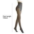 thumbnail image 2 of Warm pantyhose Tights for Women High waist, hips, honeycomb cartilage design-450g for 60-100kg 450g gray-big size -450g gray-big size, 2 of 5