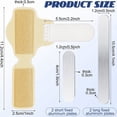thumbnail image 4 of Scheam 4Pcs Toe Splint Toe Fixation Corrector Broken Toe Brace Toe Straightener for Hammer Toe, Curled Toe, Big Toe, Women Men Broken Toe Support Toe Wraps, Breathable Beige, 4 of 7
