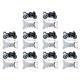 thumbnail image 1 of 10 Uds. Adhesivo Universal Resina para Motocicleta Pegatina Protectora Almohadilla Tanque Y Gas Color, 1 of 6