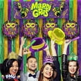 thumbnail image 3 of PMU New Year's Eve Party Supplies 2026 Multicolor Mardi Gras Party Kit Assortment for 308 -Piece Set -100 Guests - New Year's Eve Decorations Supplies, Outfits for Adults, Men and Women (100/psn), 3 of 6