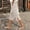 Women's Side Button Capris-Beige, variant on Women's Casual Capri Pants with Side Snap Buttons Elastic Waist Loose Fit Cropped Trousers Fashionable Functional Button Down Side Slit Pants
