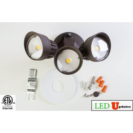 LEDUPDATES Dusk to Dawn LED light Wall Pack Outdoor Security floodlight