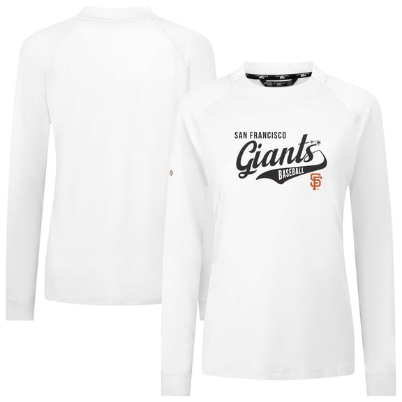 Women's Levelwear White San Francisco Giants Slender Glide T-Shirt