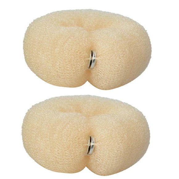 Fiudx Herramienta para Hacer Moños, Elegante Rollo Moldeador de Cabello, Moño Ligero de Espuma Tipo Dona, Ideal para Fiestas de Yoga, Solución para Peinados Femeninos, Diseño Reutilizable y Fácil de