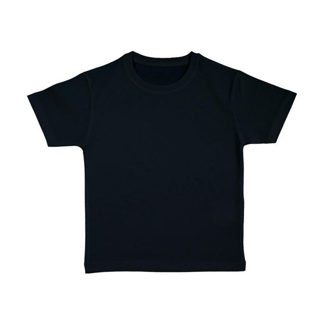 Nakedshirt - Camiseta de manga corta de algodón orgánico modelo Frog para niños (Negro) Nakedshirt UTBC3746_black