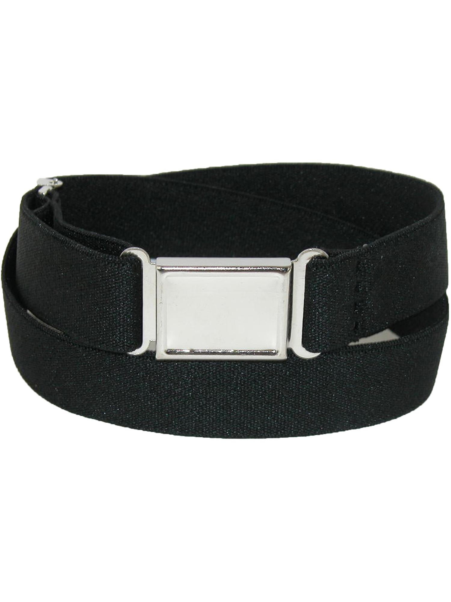 CTM CTM® Elastic Belt with No Show Flat Buckle