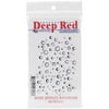 Deep Red Stamps Water Droplets Background Rubber Stamp