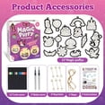 thumbnail image 4 of Arts and Crafts Kits -3D Art Puffs Sponge Magic Painting, Birthday Gift for 4 5 6 7 8 9 Year Old Girl, Toys for Girls Ages 4-10, DIY Color & Inflate Activity, Travel & Creative Gifts, 4 of 8