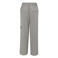 thumbnail image 6 of JJHGVB Cargo Pants Women High Waisted Pants Women Cargo Pants Lightweight Hiking Pants With Pocket Outdoor Drawstring Wide Leg Baggy Parachute Pant Wide Leg Pants Woman Baggy Pants Gray S, 6 of 9