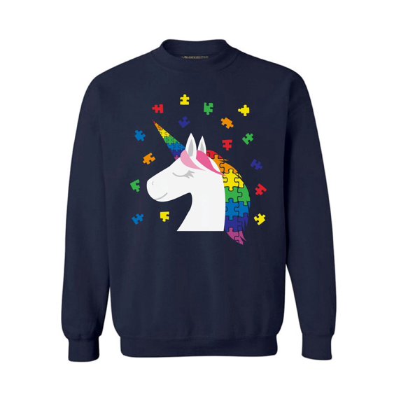 Awkward Styles Cute Unicorn Autism Men Women Sweatshirt Autism Awareness Sweatshirt Autism Sweatshirt Autism Awareness Gifts Autism Gifts Autism Mom Autism Dad Outfit Autism Gifts Autism Family