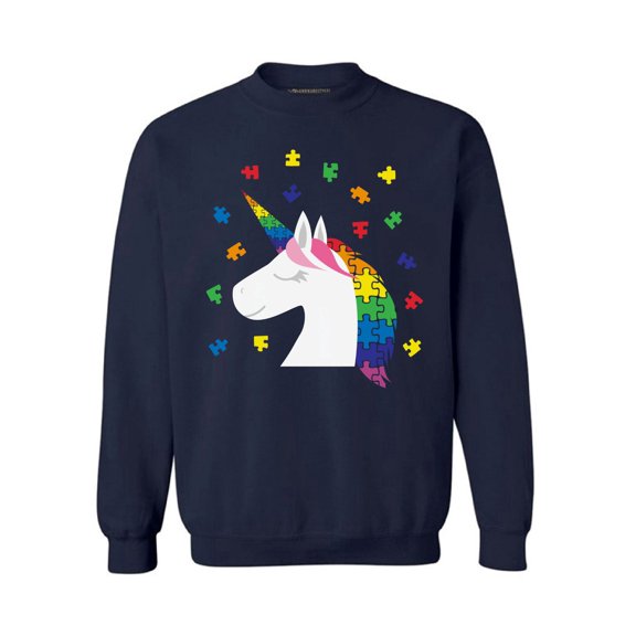 Awkward Styles Cute Unicorn Autism Men Women Sweatshirt Autism Awareness Sweatshirt Autism Sweatshirt Autism Awareness Gifts Autism Gifts Autism Mom Autism Dad Outfit Autism Gifts Autism Family