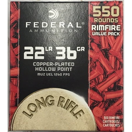 Federal Ammunition Federal 22lr Bulk Pack 550rds 36gr