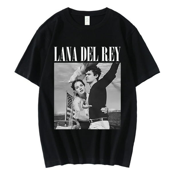 Camiseta con estampado de Lana Del Rey para hombre camisetas de Hip Hop 100 de algodon Tops graficos de gran tamano camisetas informales Harajuku Unisex Bodega Aurrera en linea