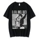 thumbnail image 2 of Camiseta con estampado de Lana Del Rey para hombre, camisetas de Hip Hop 100% de algodón, Tops gráficos de gran tamaño, camisetas informales Harajuku Unisex, 2 of 4