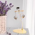 thumbnail image 3 of pitrice Rotating Spinner Candle Tea Light Holder Holder Desktop Table Home Holder for Taper Pillar Desktop Decor Moon Cat, 3 of 9
