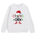 thumbnail image 4 of Grand Enfant Chandail à Capuchon Garçon Grand Chandail à Capuchon Enfants Chandail Confortable Femme Chat Cordon de Serrage Noël Enfants Manches Longues Col Rond Chandails en Molleton Imprimé Lettre Chandails en Molleton Légers Blouse T Blanc 9-10 Ans, 4 of 6