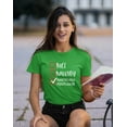 thumbnail image 2 of Christmas Innocent Until Proven Guilty Check Shirt for Women Womens Tshirt, 2XL, Green, 2 of 6