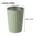 thumbnail image 2 of GOOHOCHY Vaso Para Enjuague Bucal Y Cepillo De Acero Inoxidable Verde Para, 2 of 8
