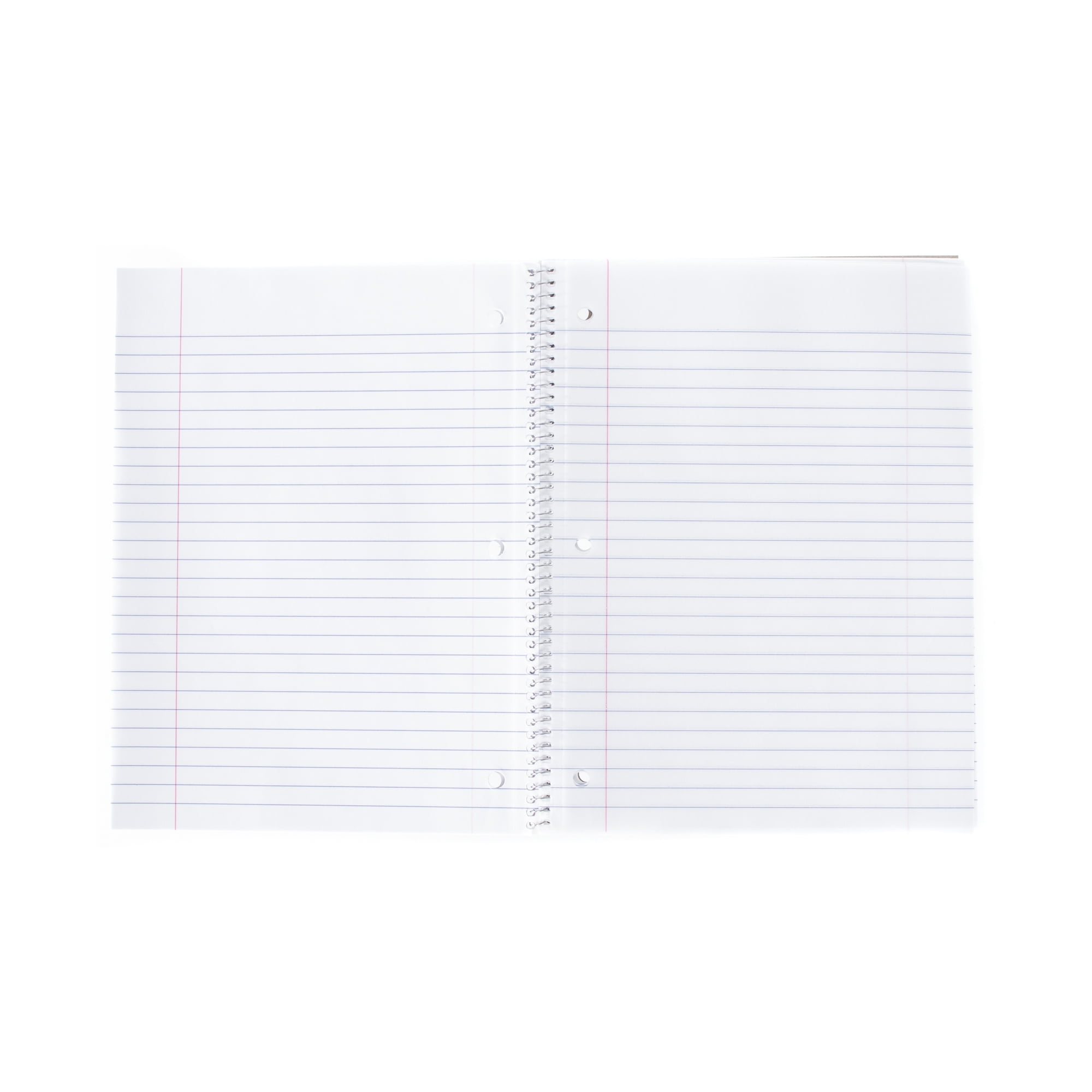 West Coast Paracord Spiral Notebooks - 70 Sheets, 6 Pack Wide Ruled School Supplies