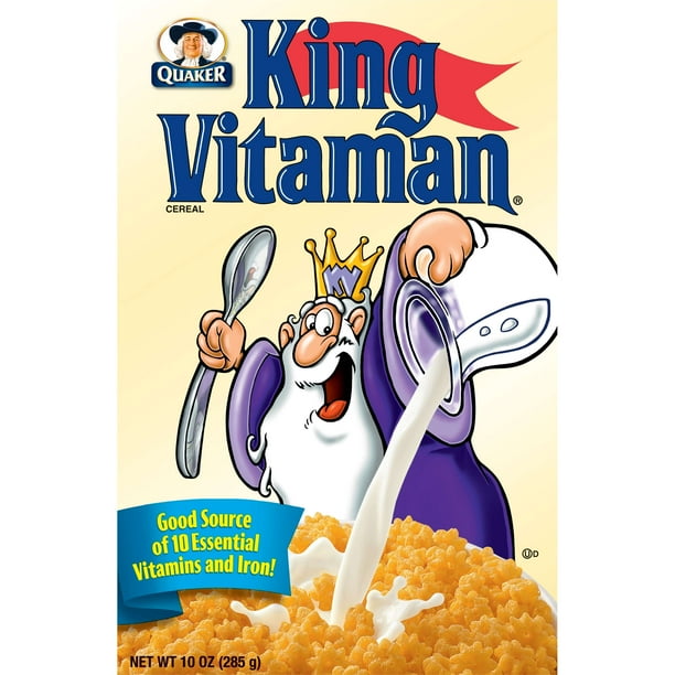 Quaker King Vitamin Cereal 10 oz. Box