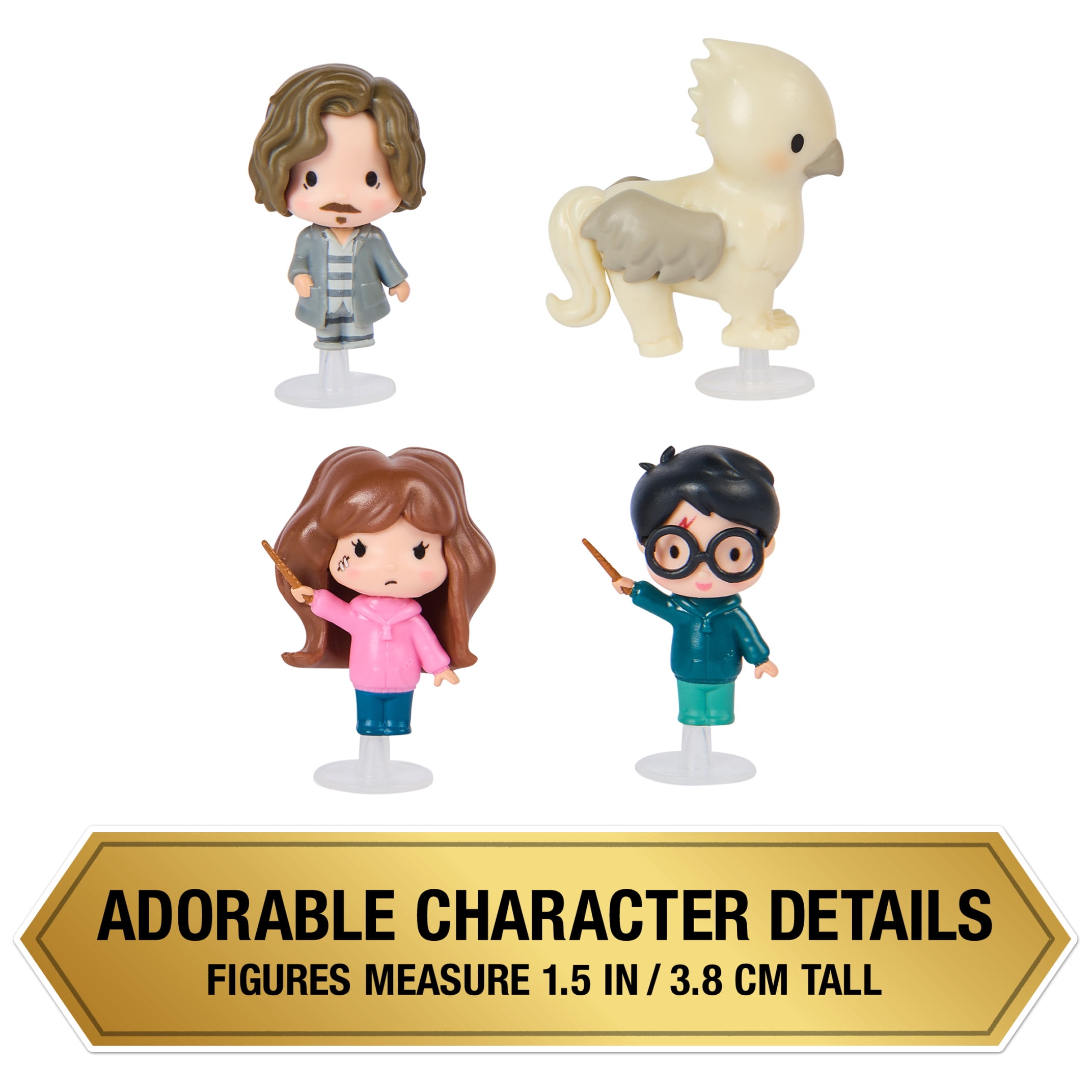 Wizarding World Harry Potter, Micro Magical Moments Prisoner of Azkaban Rescue Set with 4 Mini Figures & Display Case, Kids Toys for Ages 6 and up