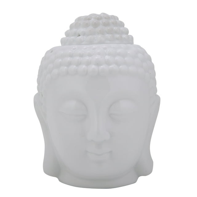 Essential Oil , White Buddha Head Ceramic Essential Oil Diffuser, For Tea House Bedroom