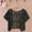 Black, variant on Daolelai Ladies Summer Casual Simple Fashion Short Thin Hollow Knitted Lace Versatile Cardigan