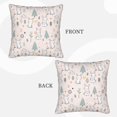 Bingfone Rabbit Forest Linen Throw Pillow Covers Cushion Case Pocket