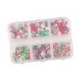 thumbnail image 6 of yotijay 4xChristmas Nail Art Charms Santa Claus DIY Holiday Mixed Shapes for Girls Women, 6 of 8