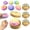 3 random options, variant on Dumpling Squishies, Colorful Dumplings Stress Balls Fidget Sensory Toy, Cute Steamed Bun Toy with Food Steamer, for Easter Basket Stuffers Party Favors