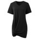 thumbnail image 5 of Mini vestido sin espalda con cuello en V para mujer - Vestido informal de verano para la playa - Conjunto de fiesta de manga corta - S-XXL, 5 of 5