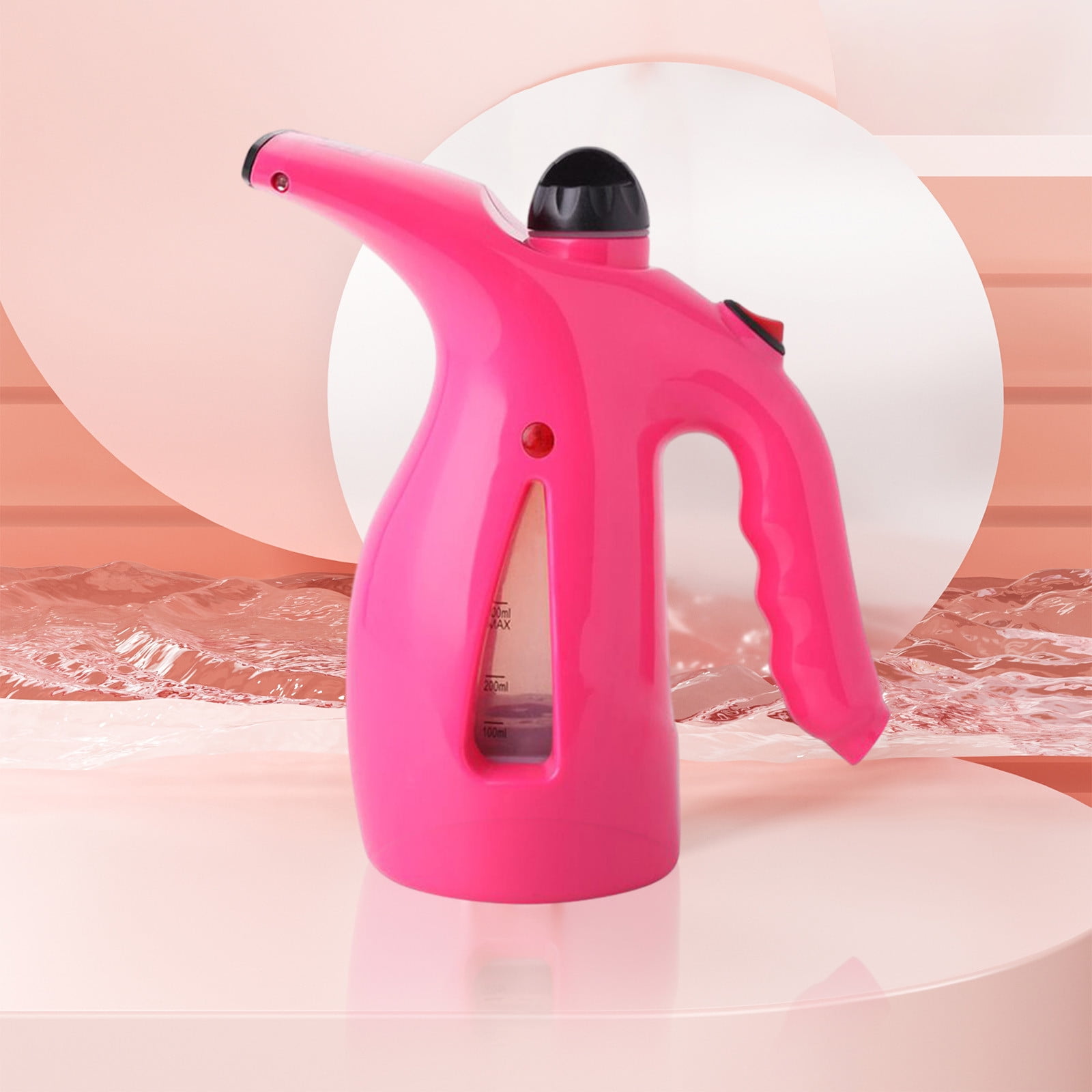 pvdgvd Universal Clothes Steamer, Handheld with Vertical Ironing & Round Brush, Fast Ironing for All Fabrics, Portable for Home Travel, Prevents Scalding & Efficient