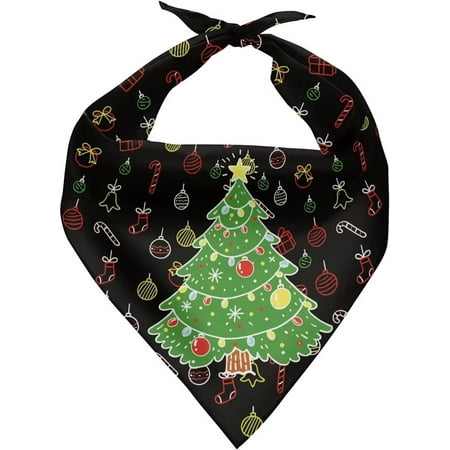 Boy Dog Bandanas Girl Christmas Pet Bandana Washable Triangle Scarf Soft Triangle Handkerchief Portable Triangle Bibs
