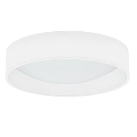 

15 in. LED Flush Mount Satin Chrome Finish - Eggshell Shade